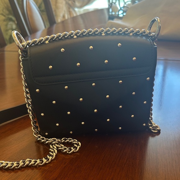 Alexander McQueen Authentic Elegant Black Studded Chain mini Bag. MINT CONDITION - Picture 6 of 13